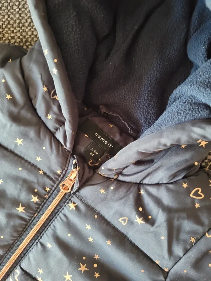 Manteau imperméable fourré fille 3 mois - photo numéro 3
