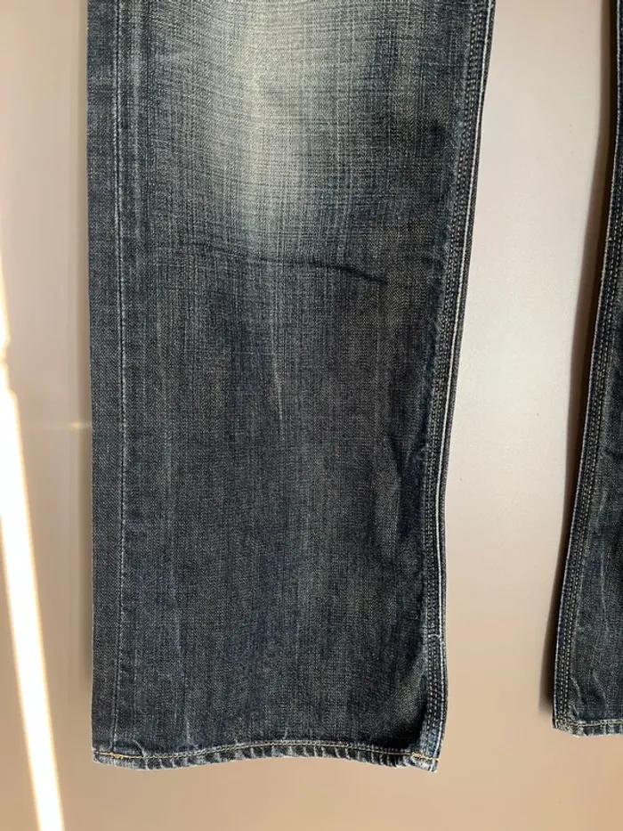 Jeans homme taille 42/44 (34 us) brut délavé Gas jeans - photo numéro 4