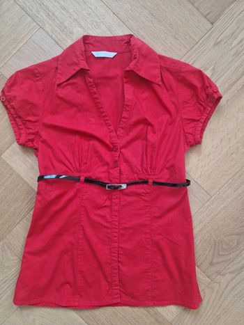 Chemisier rouge femme Taille 38 Promod
