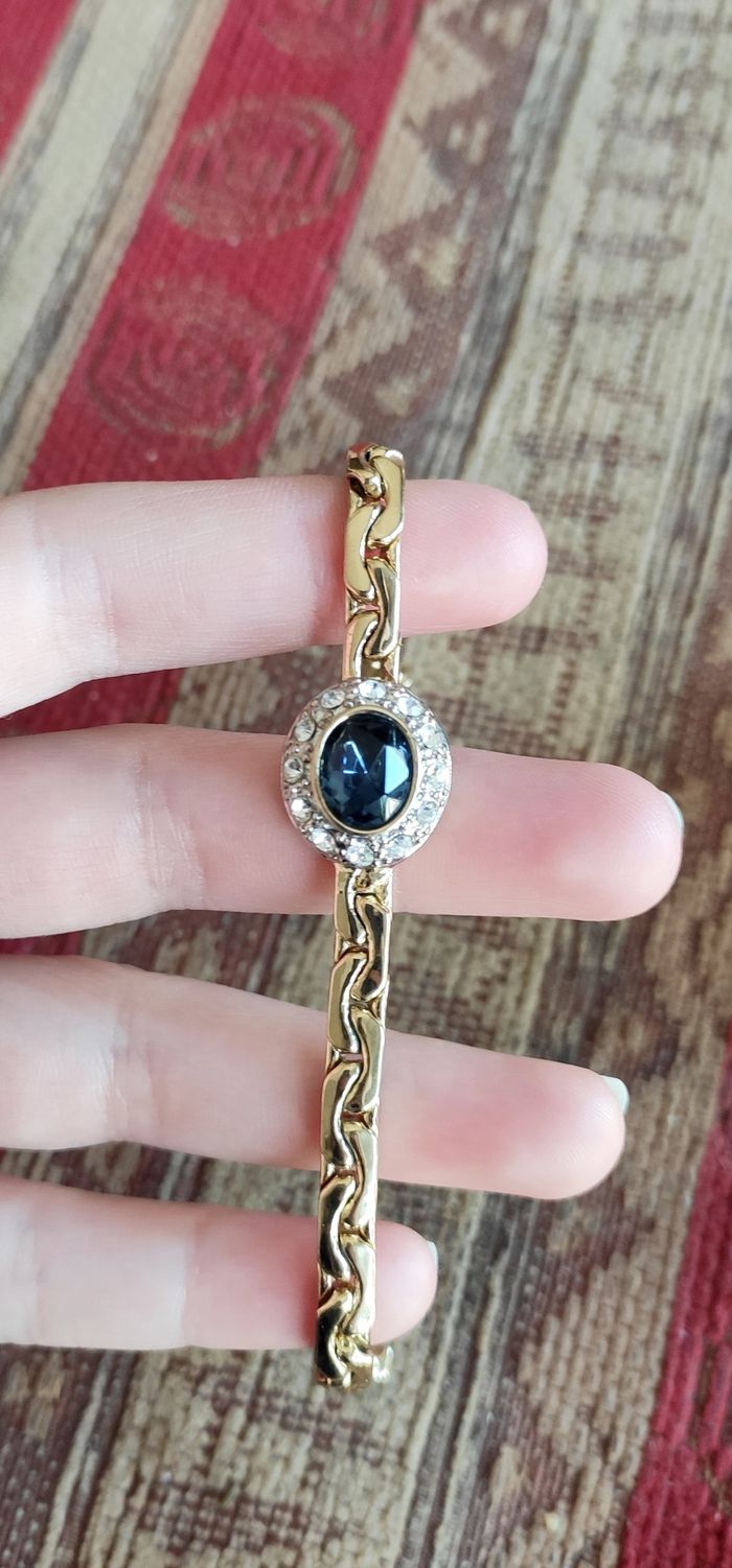 Bracelet strass bleu - photo numéro 3