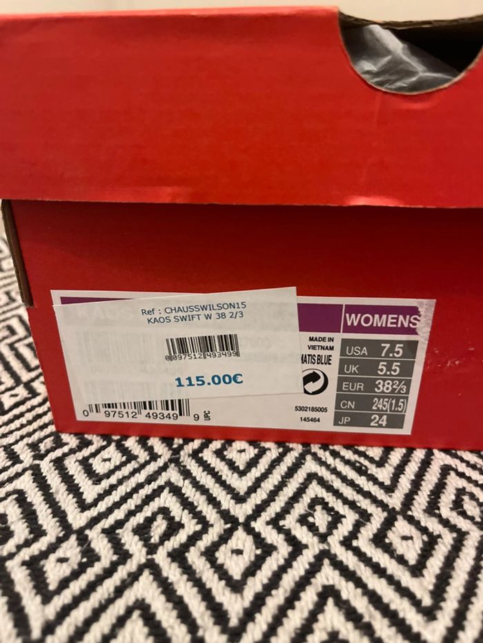 Wilson Kaos Swift chaussures de tennis Taille 38 2/3 - photo numéro 8