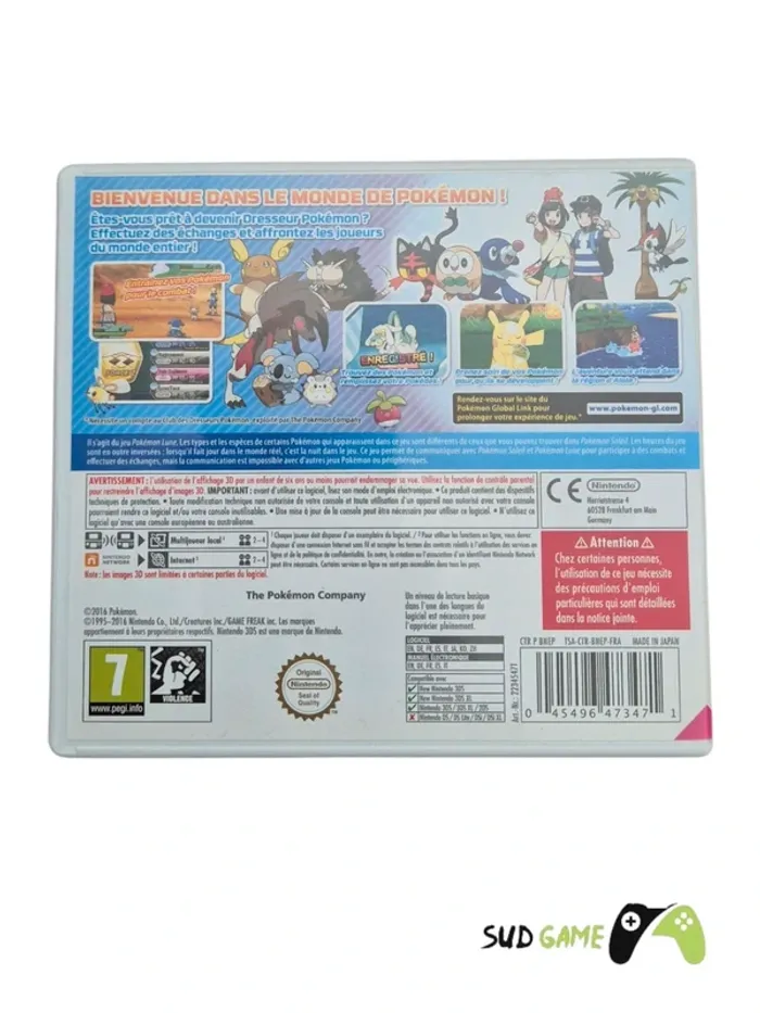Jeu 3DS " Pokémon Lune " - photo numéro 2