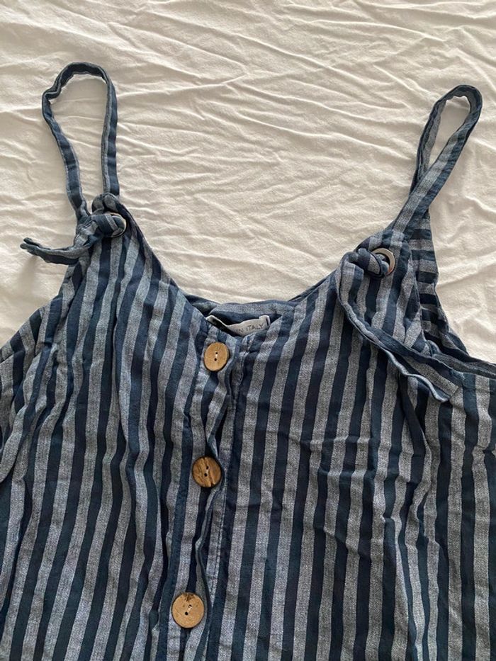 🌿 Robe longue rayée – Lin – Made in Italy – Taille 36 🇮🇹 - photo numéro 6