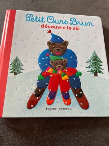 Livre petit ours brun découvre le ski