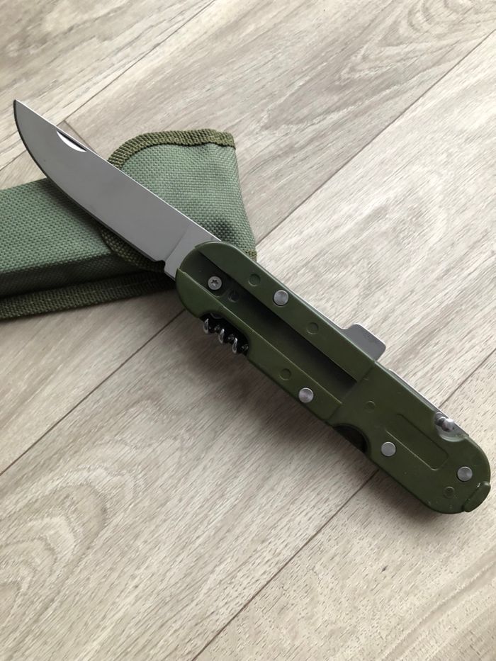 Couteau couverts repas camping randonnée trek militaire bivouac chasse  pêche - photo numéro 9