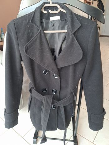 Manteau noir femme