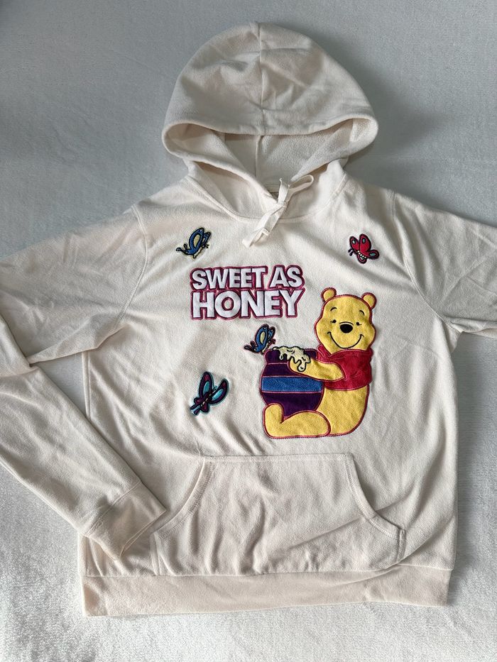 Sweat a capuche pull Disney Winnie l'ourson blanc pour enfant taille XL - photo numéro 2