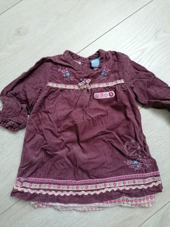 Robe en velours disney baby 12 m