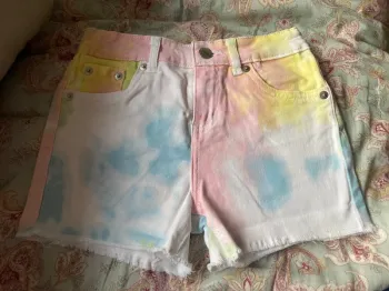 Levi’s short en jean multicolore pastel 8 ans