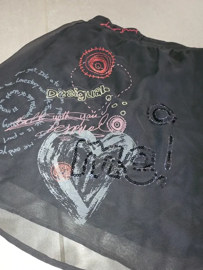 Jupe Desigual noire t38 - photo numéro 8