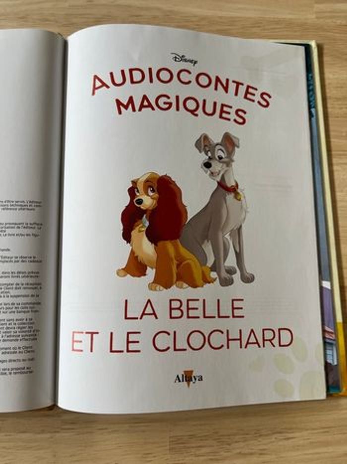Livre Disney Audiocontes Magiques n°17 – La Belle et le Clochard – Bon État (Sans Figurines) - photo numéro 3