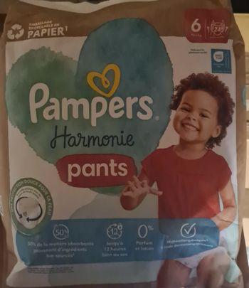 Couches Pampers Harmonie Pants taille 6