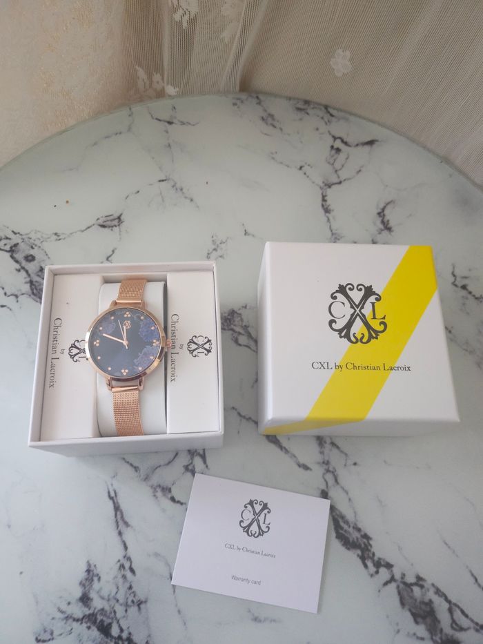 Montre quartz alliage doré rose - photo numéro 2