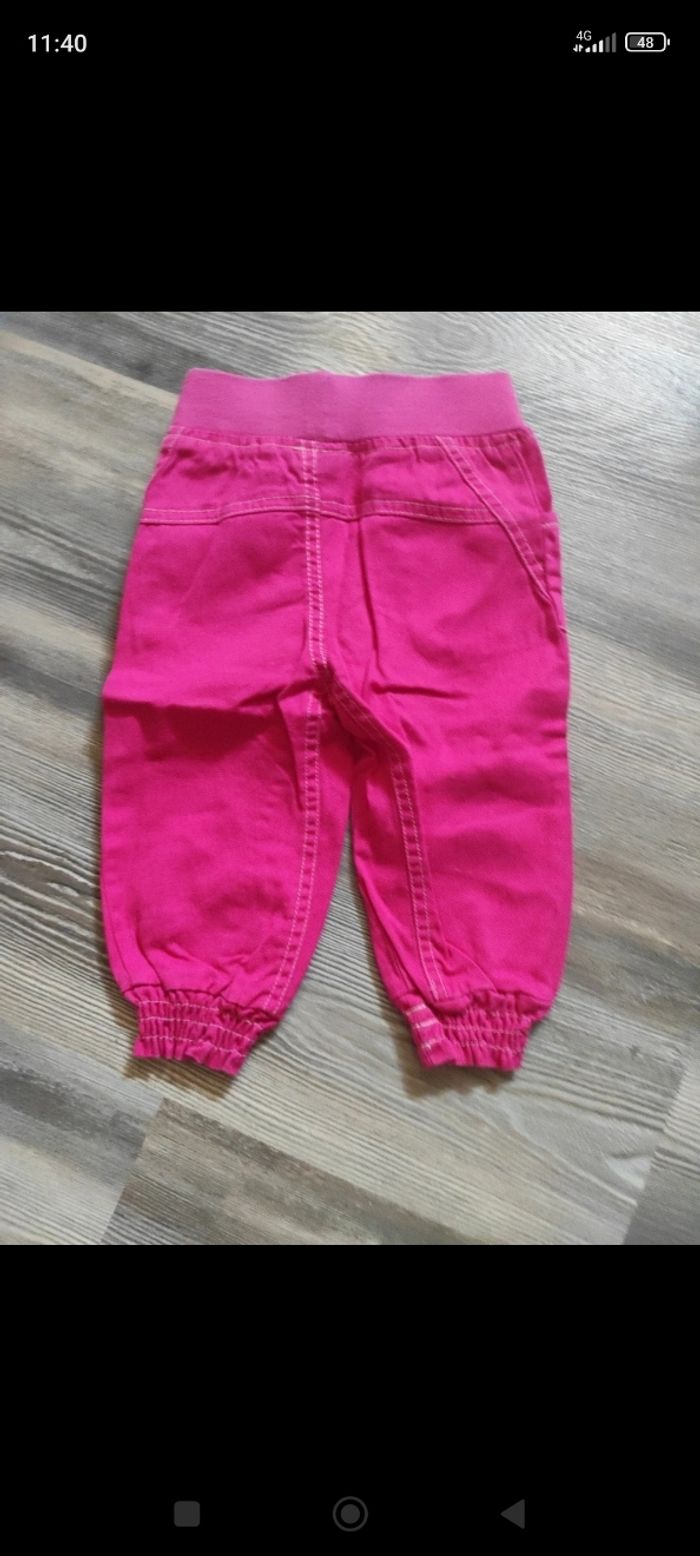 Pantalon fille ou jean 18 mois taille élastique - photo numéro 3