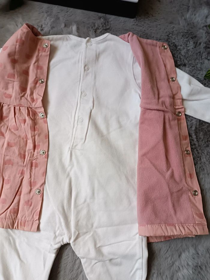 Ensemble combinaison et robe chat sucre d'orge 12 mois fille - photo numéro 12