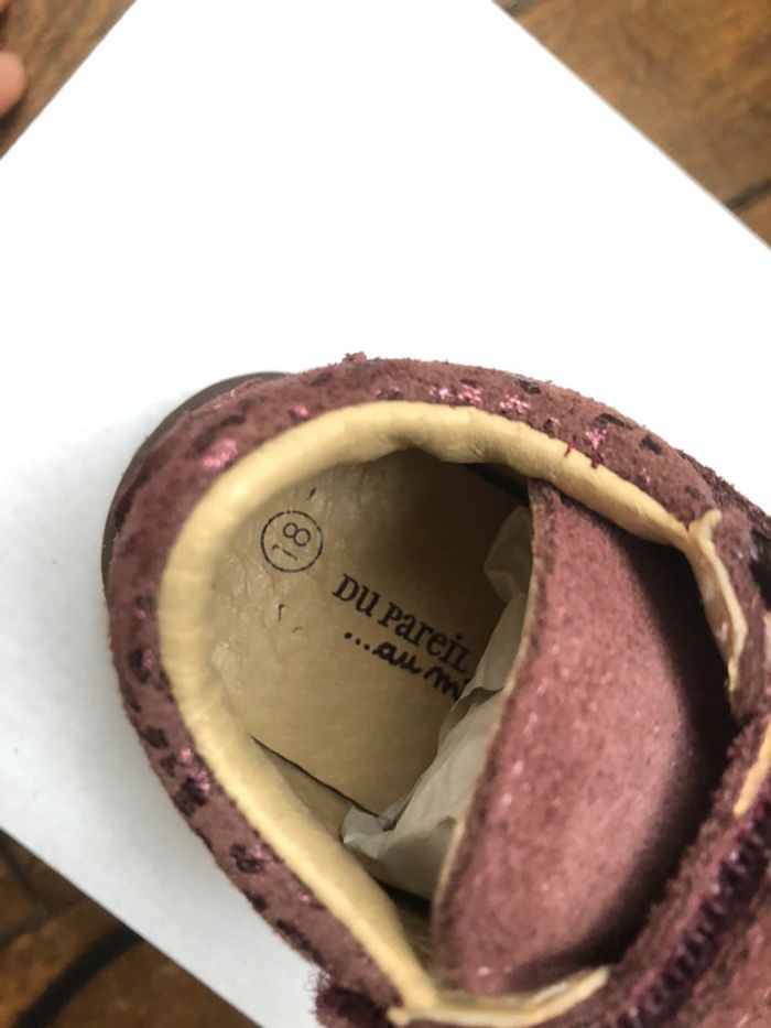 Bottillons premier pas DPAM taille 18 - photo numéro 7
