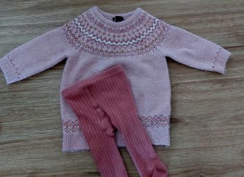 Ensemble 3 mois pull robe collant