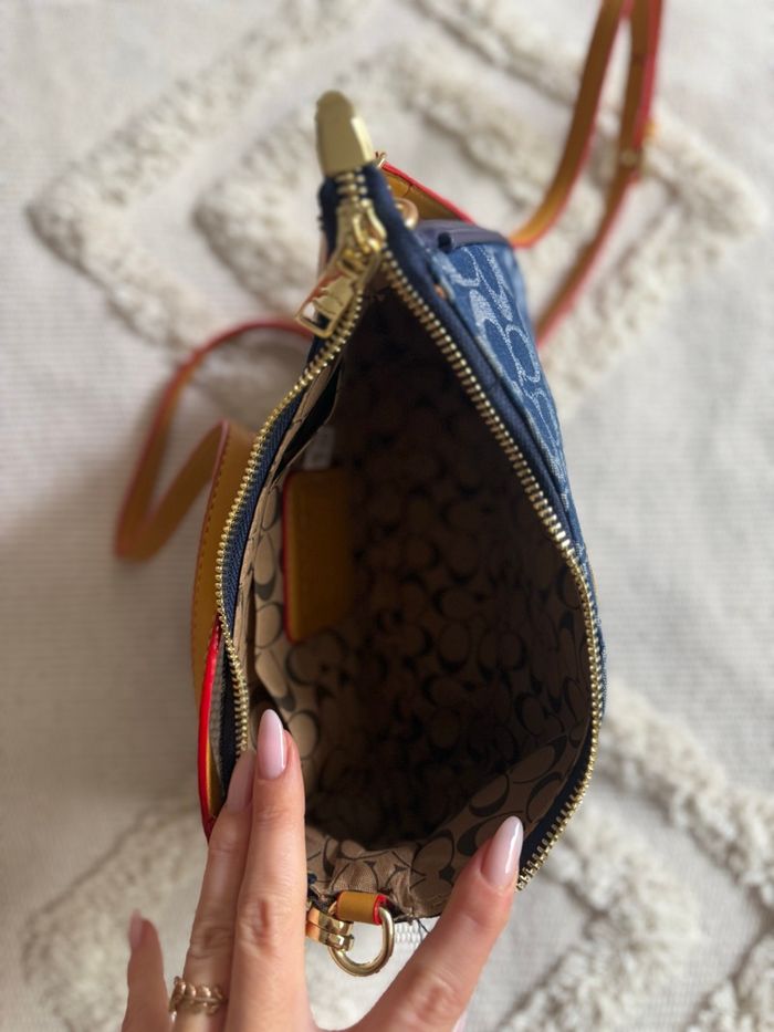 Sac coach bleu - photo numéro 4