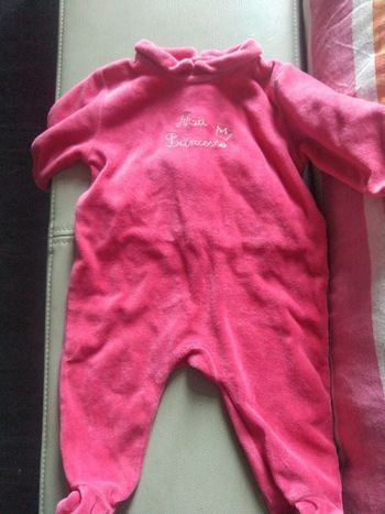 Pyjama velours rose