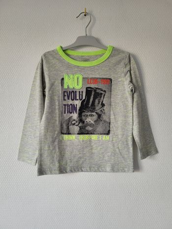 T-shirt gris LCDP 5 ans TBE