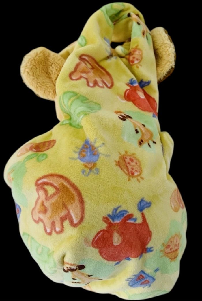 ❤️ Peluche Doudou Couverture Roi Lion Simba Disney Store Disneyland Paris - photo numéro 3