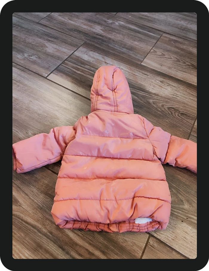 Blouson rose à capuche Orchestra Taille 18 mois - photo numéro 3