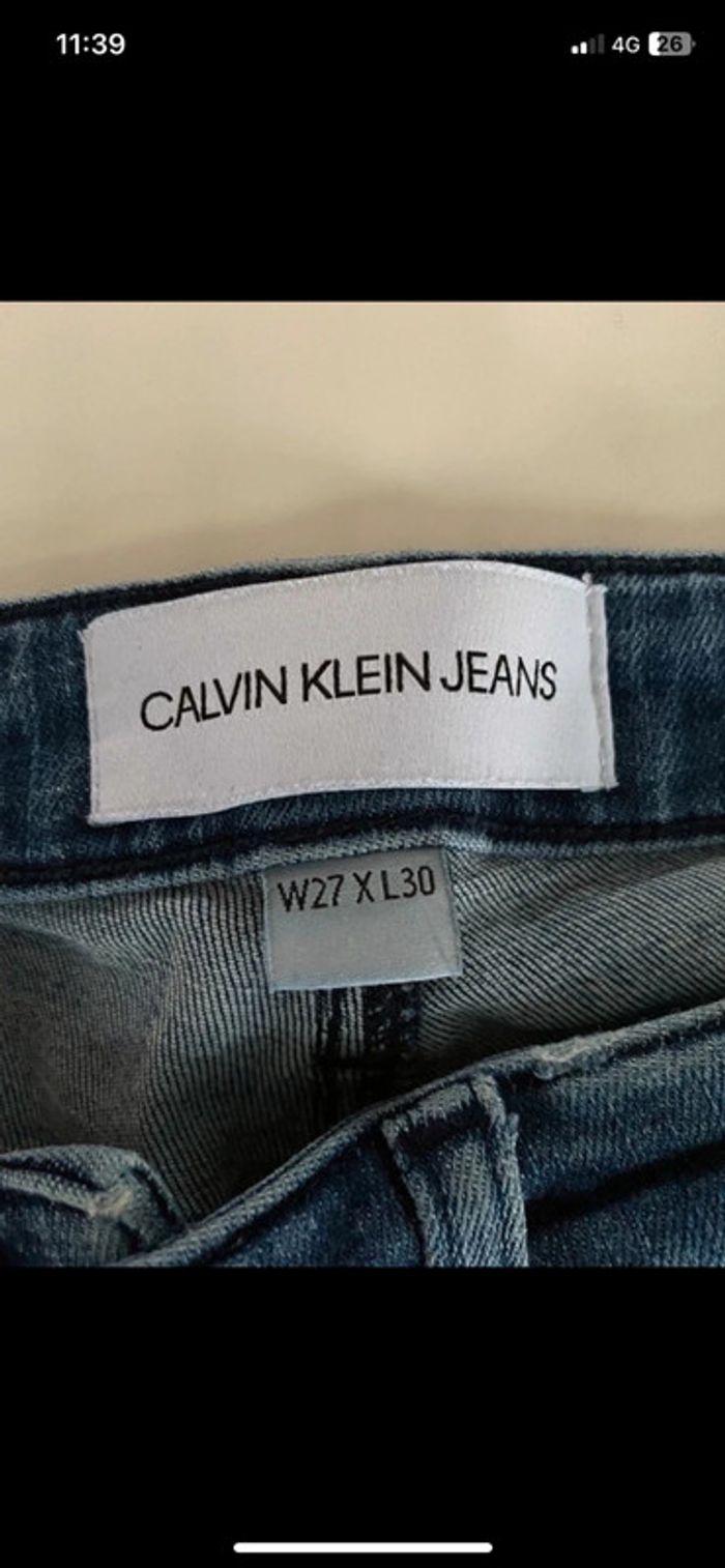 Jean’s Mid Rise slim Calvin klein W27xL30 - photo numéro 4