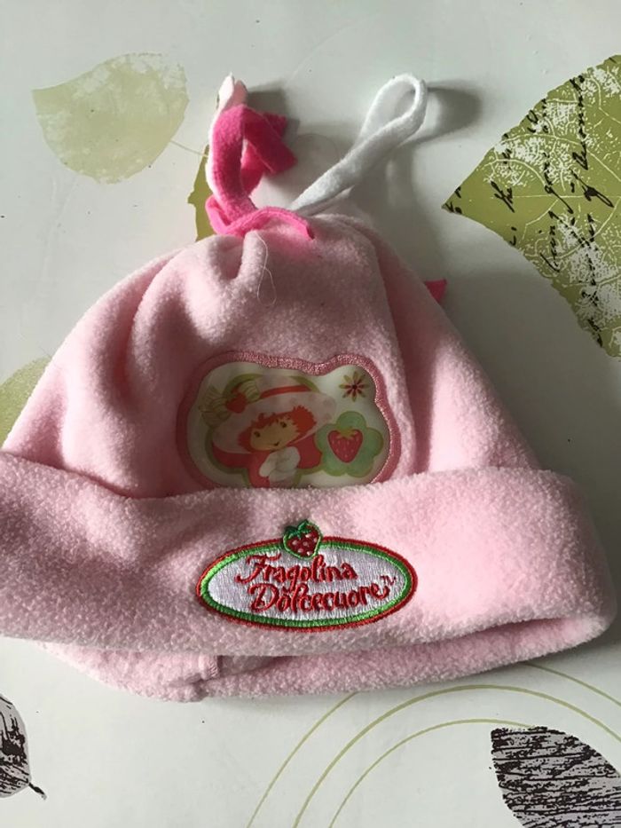 Bonnet Charlotte aux fraises taille 52 - photo numéro 2