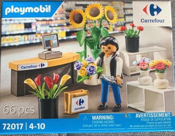 Playmobil carrefour fleuriste