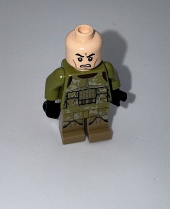 Figurine clone trooper sans casque Lego Star Wars
