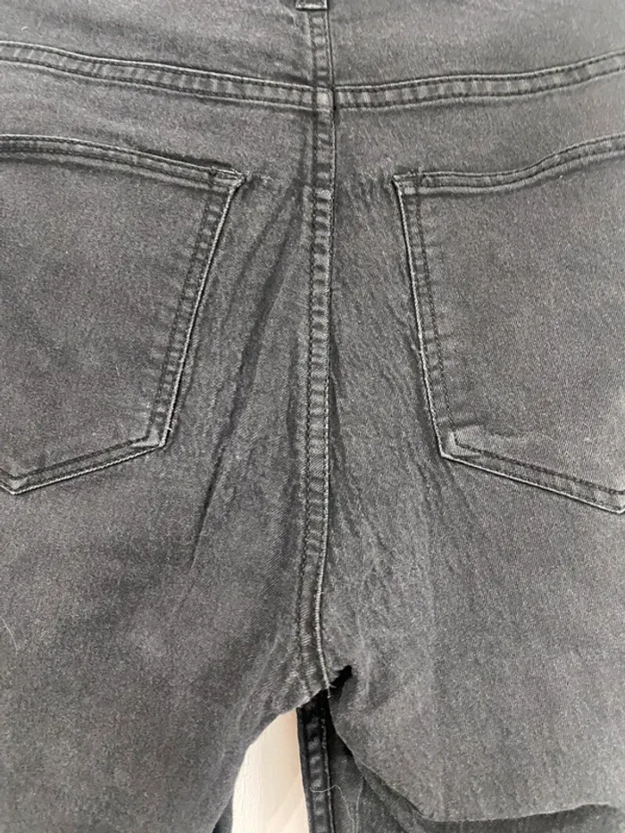 Jeans noir skinny H&M 38 M taille haute - photo numéro 3