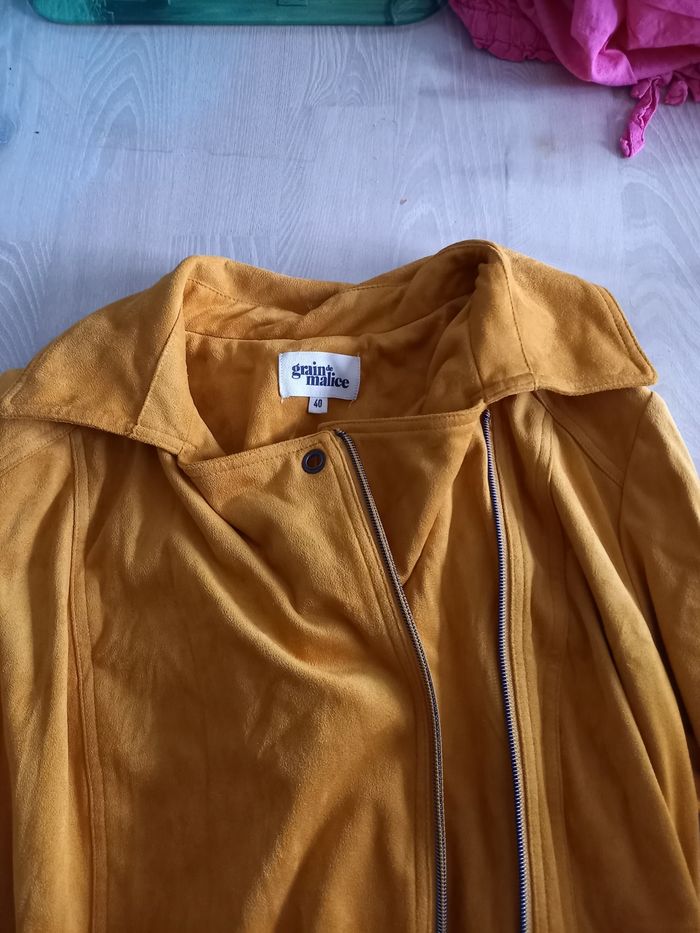 Veste moutarde - photo numéro 2
