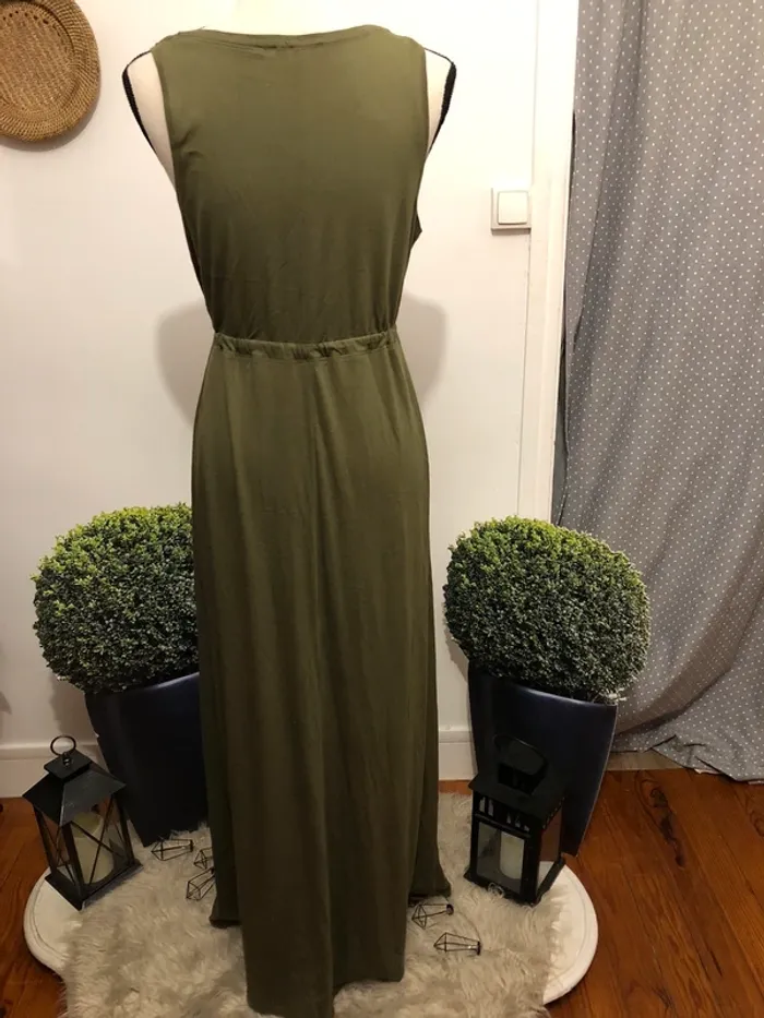 Robe kaki Maxi Anna Field - photo numéro 4
