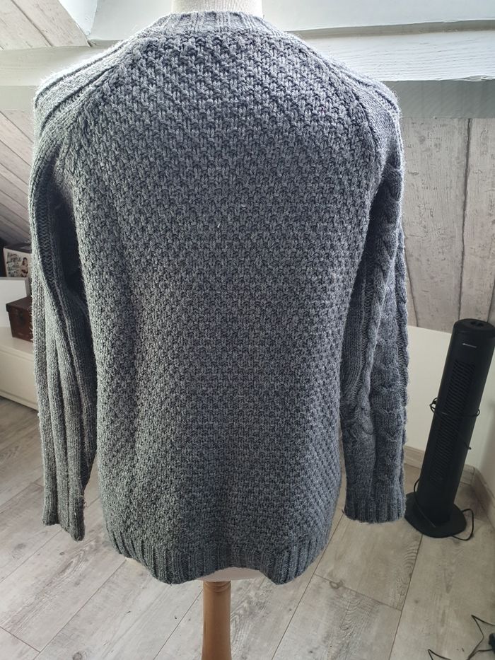 Pull long gris - photo numéro 3