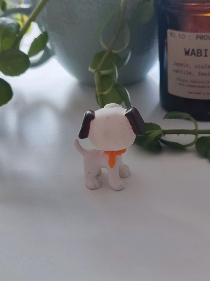 Polly pocket sparklin' pets white dog Mattel #96 - photo numéro 2