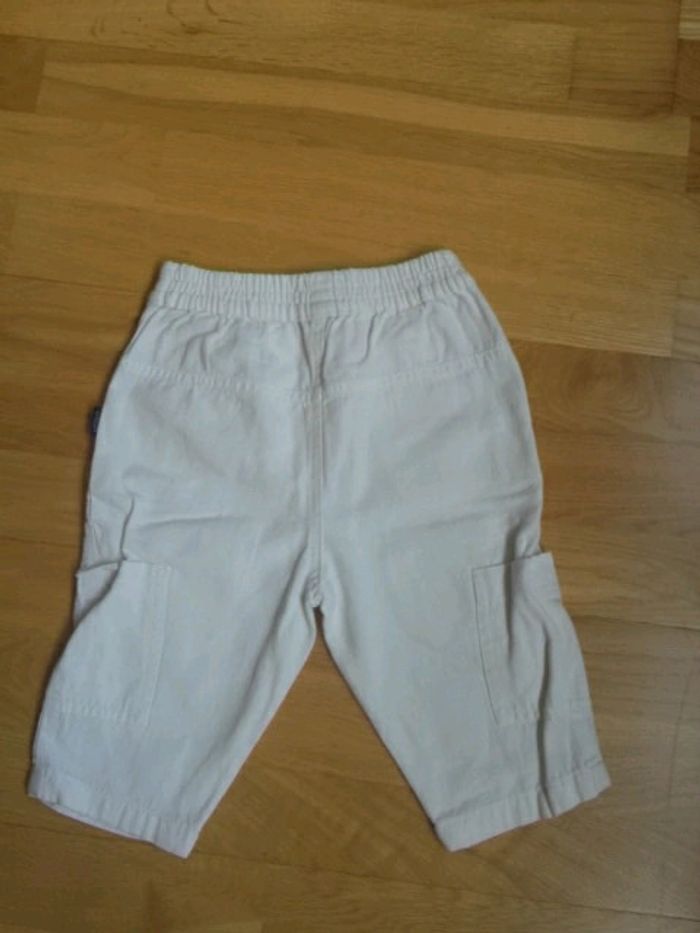 Pantalon blanc natalys 6 mois - photo numéro 3