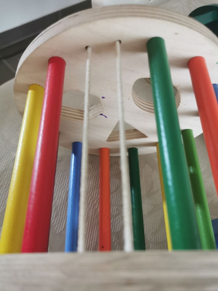 Jouet en bois à tirer - photo numéro 3