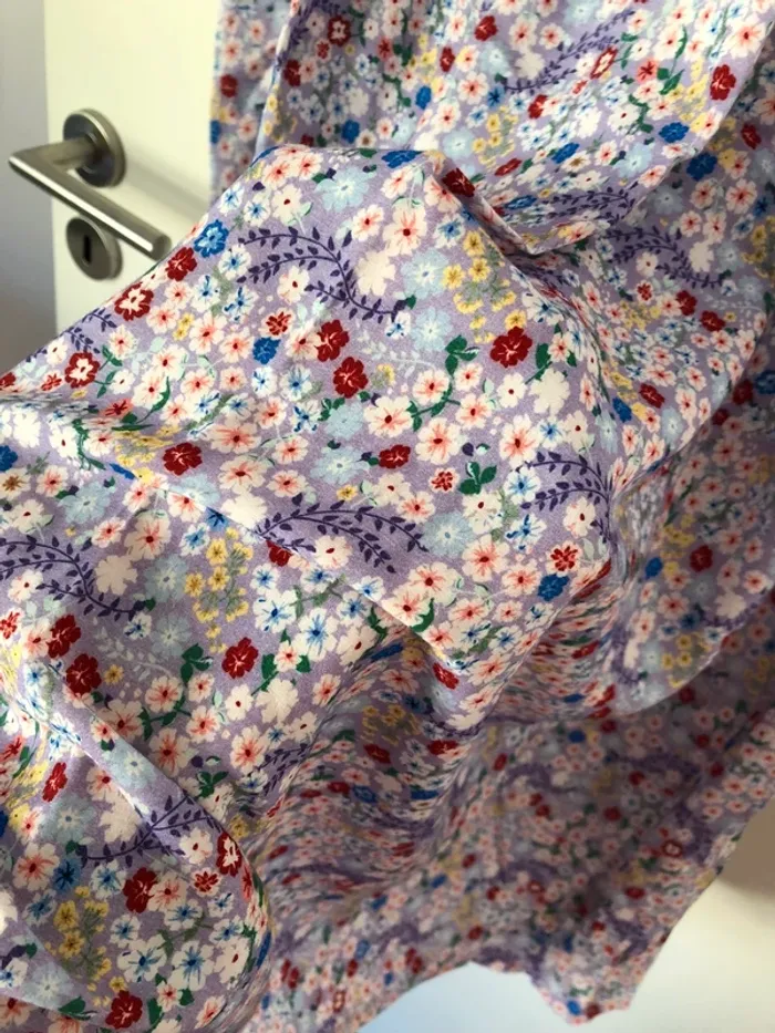 Robe été lila à motifs fleuris Kiwi Saint Tropez M/L - photo numéro 4