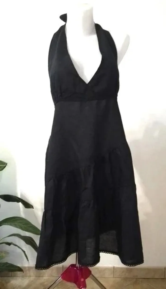 👗robe dos nu vivo modo - mesure dans l'annonce - coton/lin