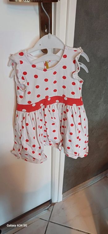 Robe à pois 18 mois