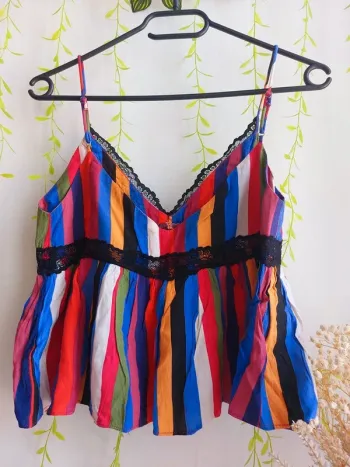 Débardeur Zara – XS – Multicolore – État : Excellent