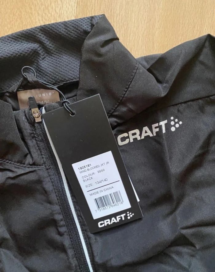 Veste légère coupe vent Craft taille 10 ans 140 cm Neuve - photo numéro 5
