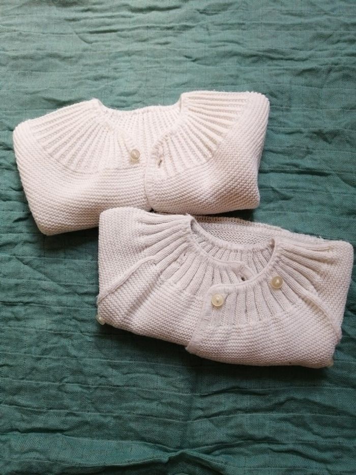 Lot de 2 gilet en laine