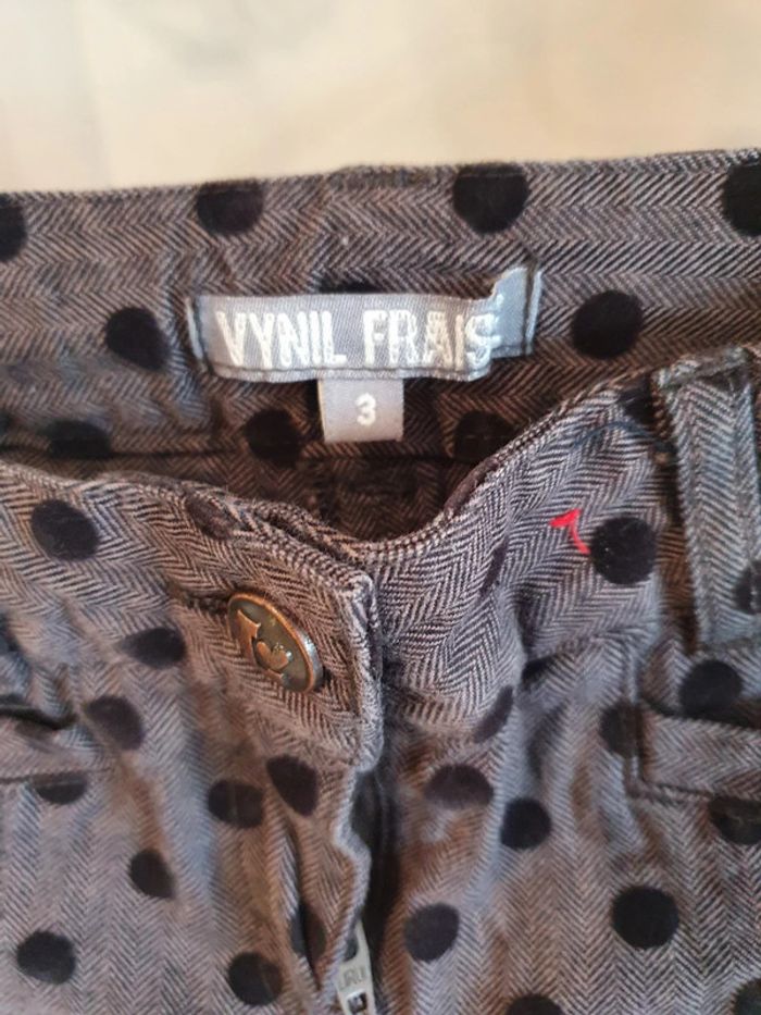 Short vynil fraise - fille 3 ans - photo numéro 3