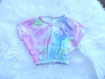 Top fille Tye and Dye, taille 6 ans