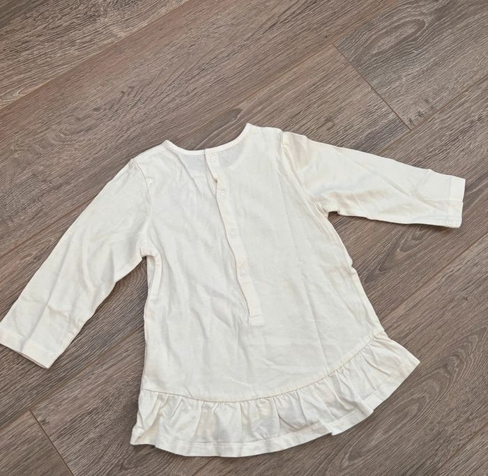 TEE shirt manches longues tunique en 12 mois - photo numéro 3