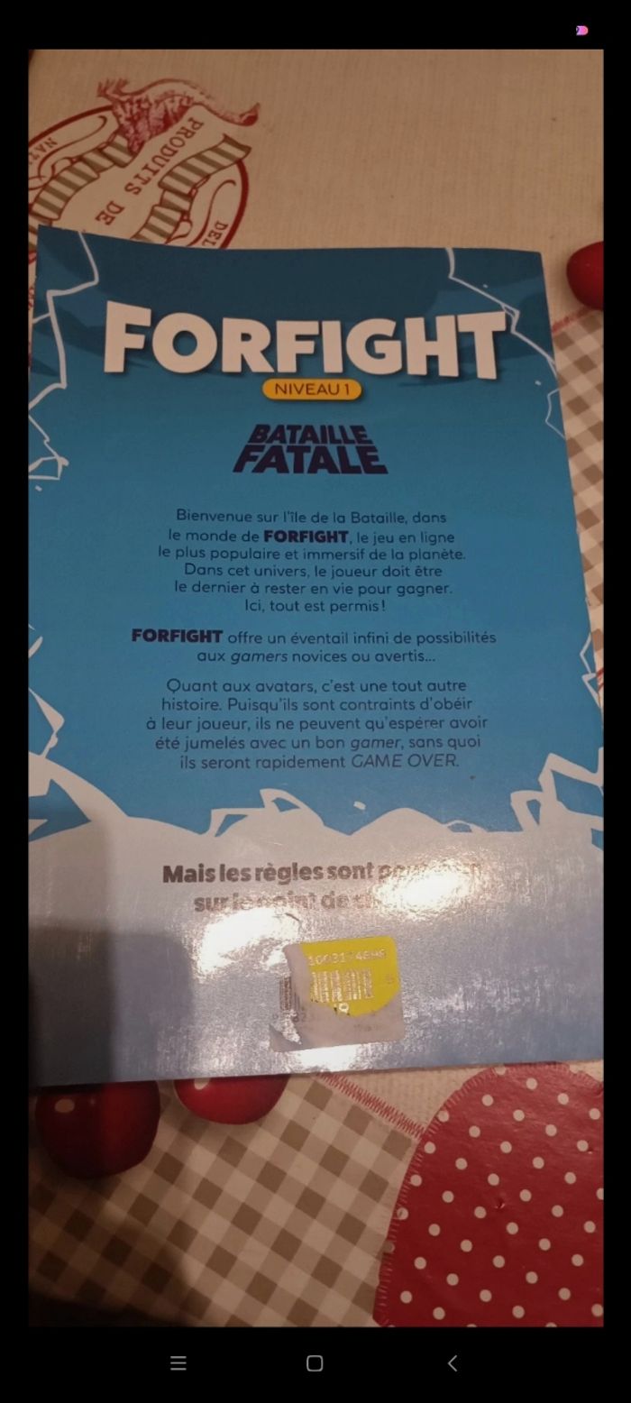 Livre forfight bataille fatale - photo numéro 2