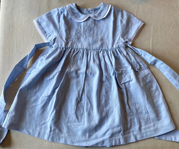 Robe Baby Mayoral bleue 12 mois