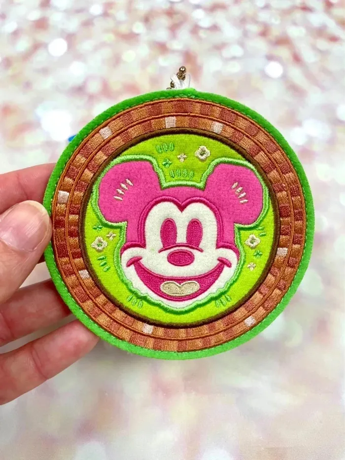 Badge en tissu Tokyo Disneyland Mickey head import Japon - photo numéro 2