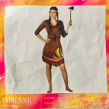 Déguisement indienne adulte 